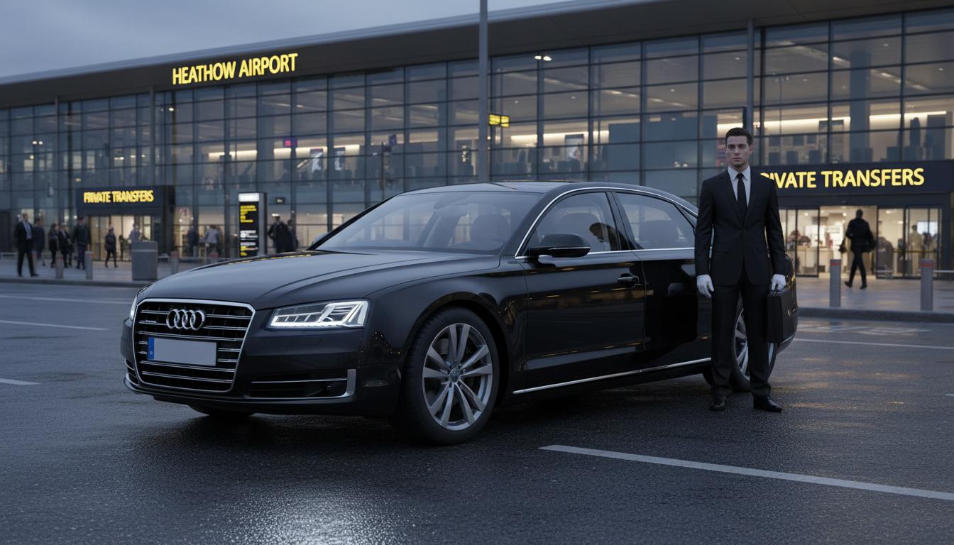 Audi A8 luxury sedan for airport transfer