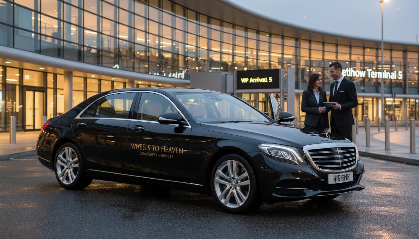 Mercedes-Benz S-Class luxury sedan for airport transfer