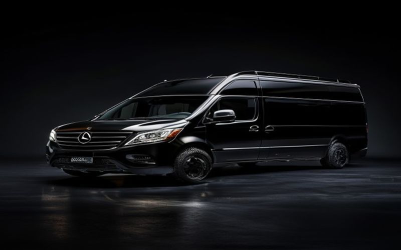 Mercedes-Benz Sprinter luxury minibus for group airport transfer