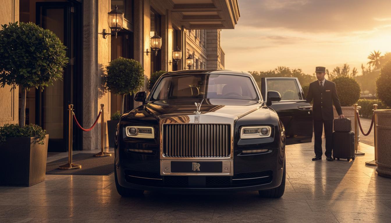 Rolls-Royce Phantom ultra-luxury car for airport transfer